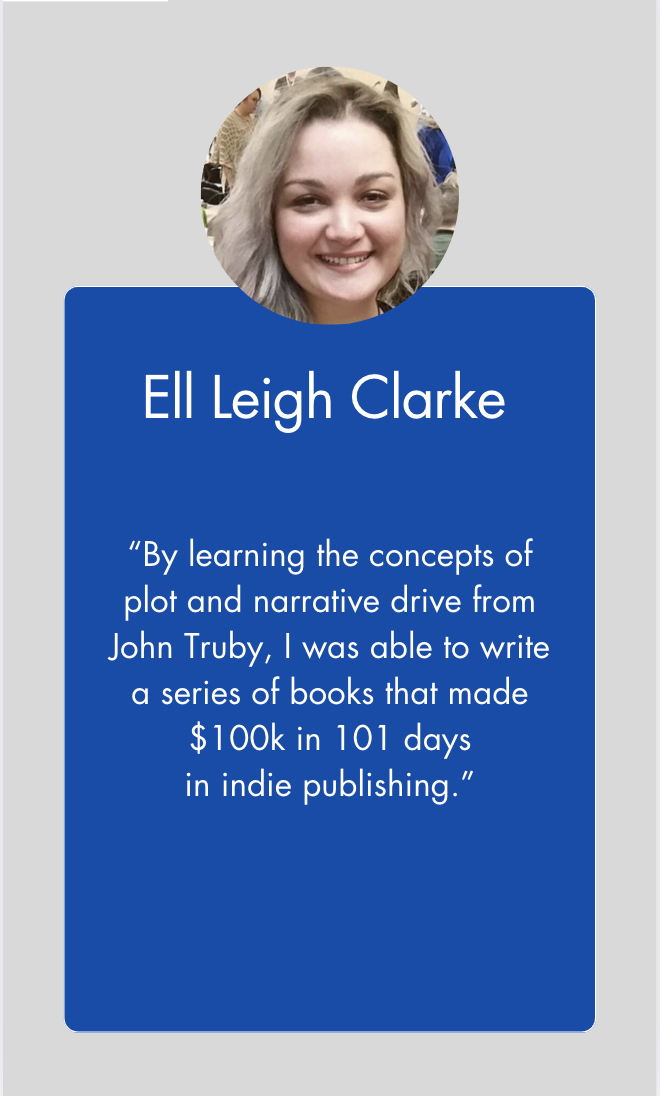 Ell Leigh Clarke with John Truby